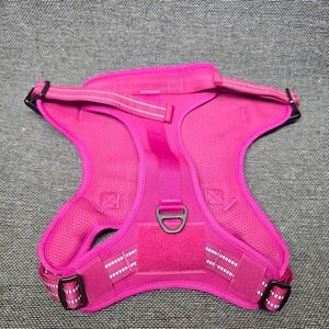 Rabbitgoo Tactical Dog Harness Pink Large Adjustable Reflective No Pull Handle